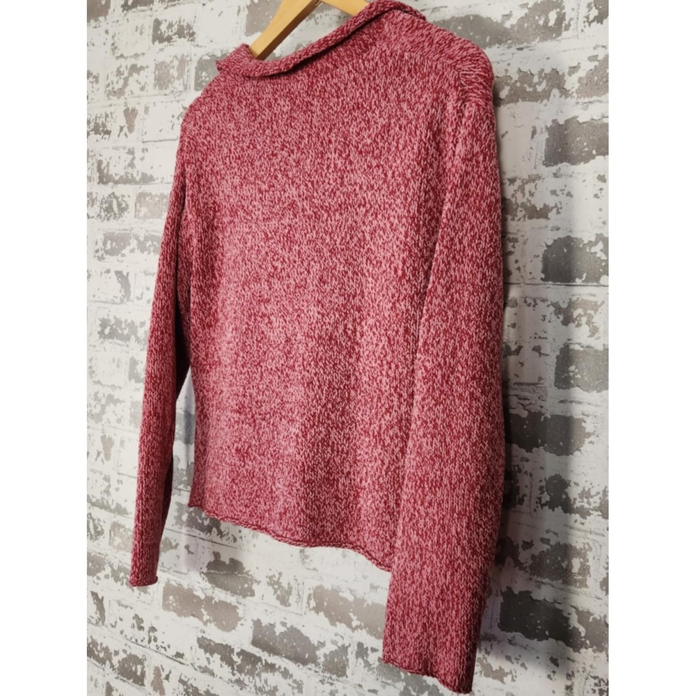 J. Jill Marled Knit V-Neck Sweater Hong Kong Made Soft Blend Cozy Fall Style XS - Picture 11 of 16